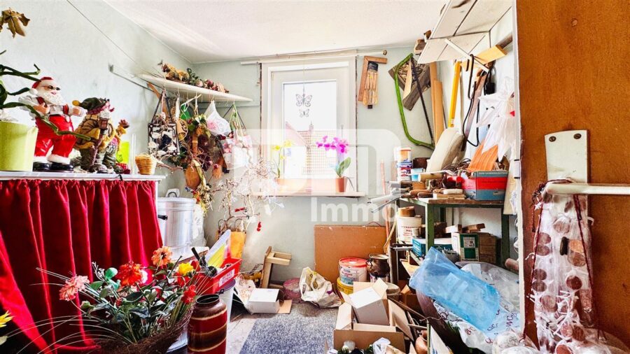 Ein- Zweifamilienhaus mit Innenhof, Balkon, Dachterrasse + Garage und zusätzliche Nutzflächen - DG Ausgebauter Dachboden